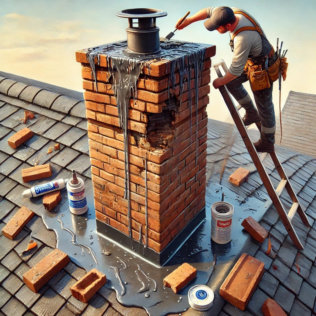 Professional Chimney Leak Repair Thornton IL - Expert Water Damage Prevention by Chimney Sweep Thornton Illinois